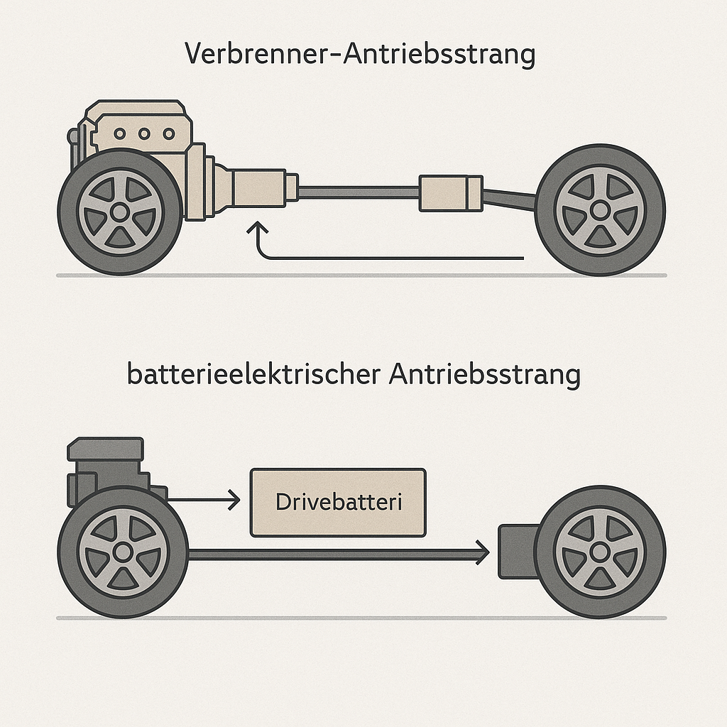 Vom konventionellen Fahrzeug zur Elektromobilität